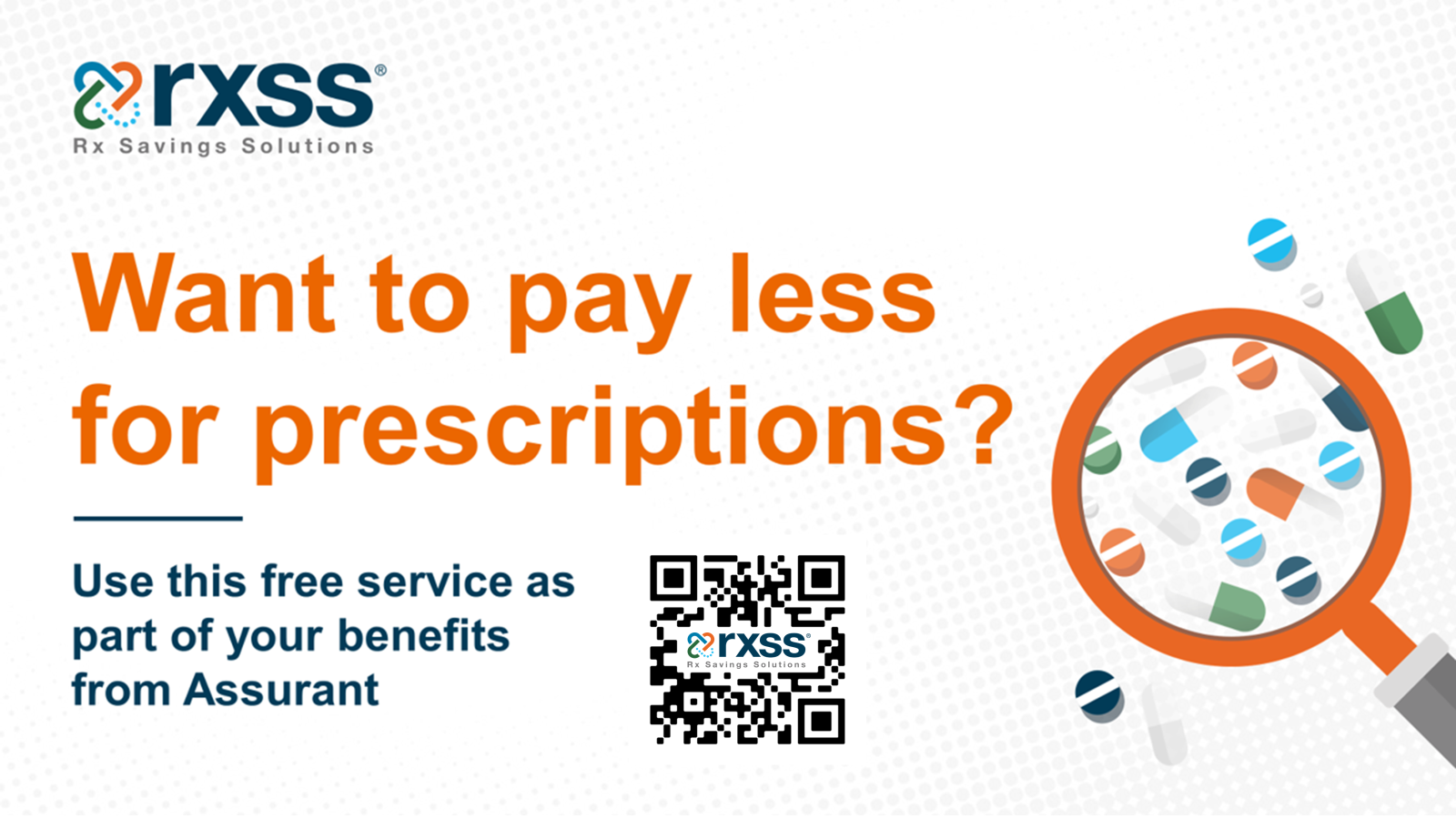 RxSS promo pay less qr code