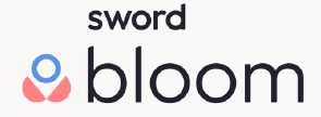 Sword Bloom small a logo with a circle in the middle