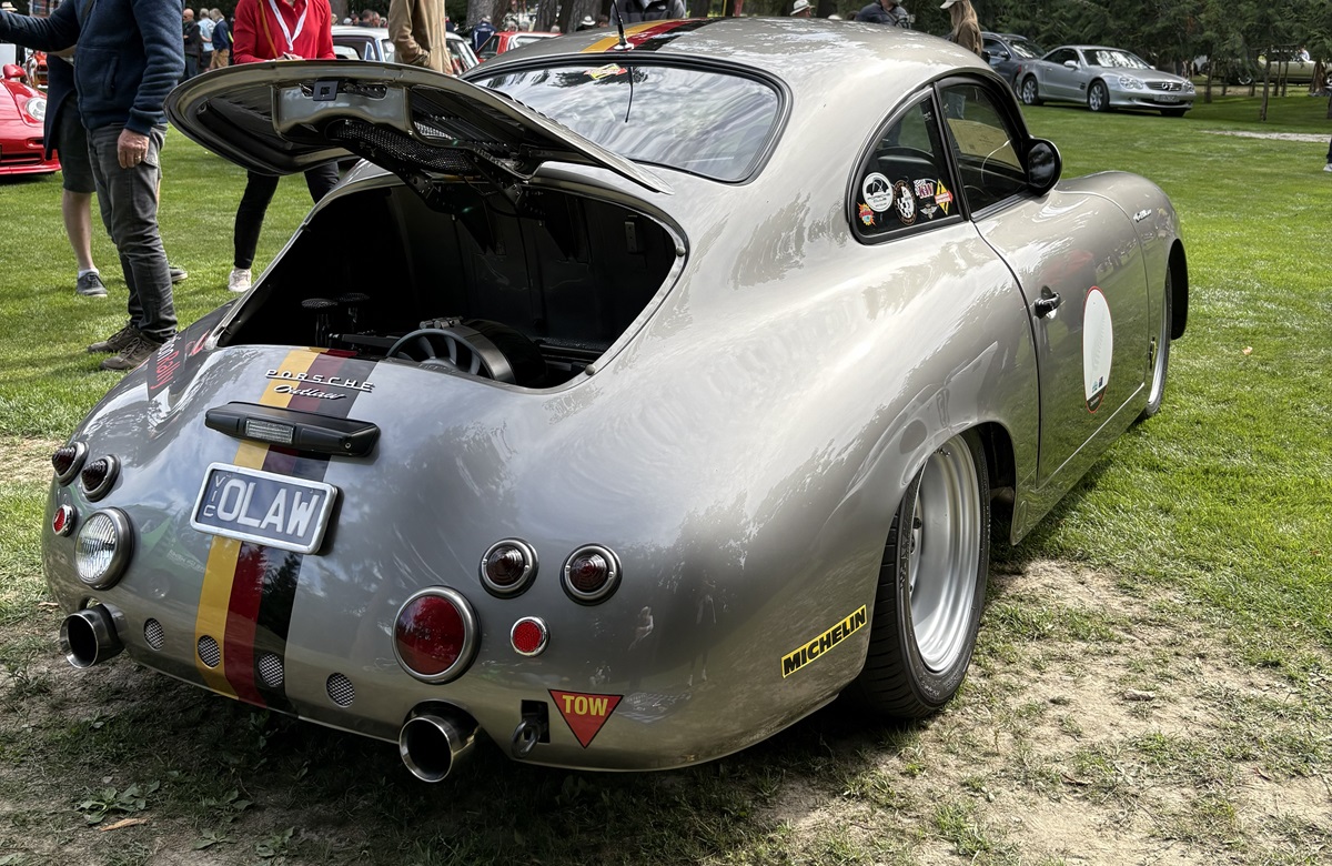 a car parked on grass